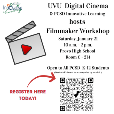 Flyer for filmmaker workshop