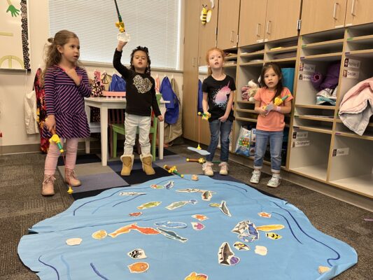 Students celebrate Water Day in Preschool