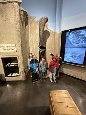 Students at the Dinosaur Museum and Thanksgiving Point