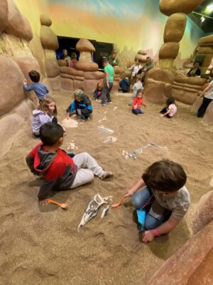 Students at the Dinosaur Museum and Thanksgiving Point