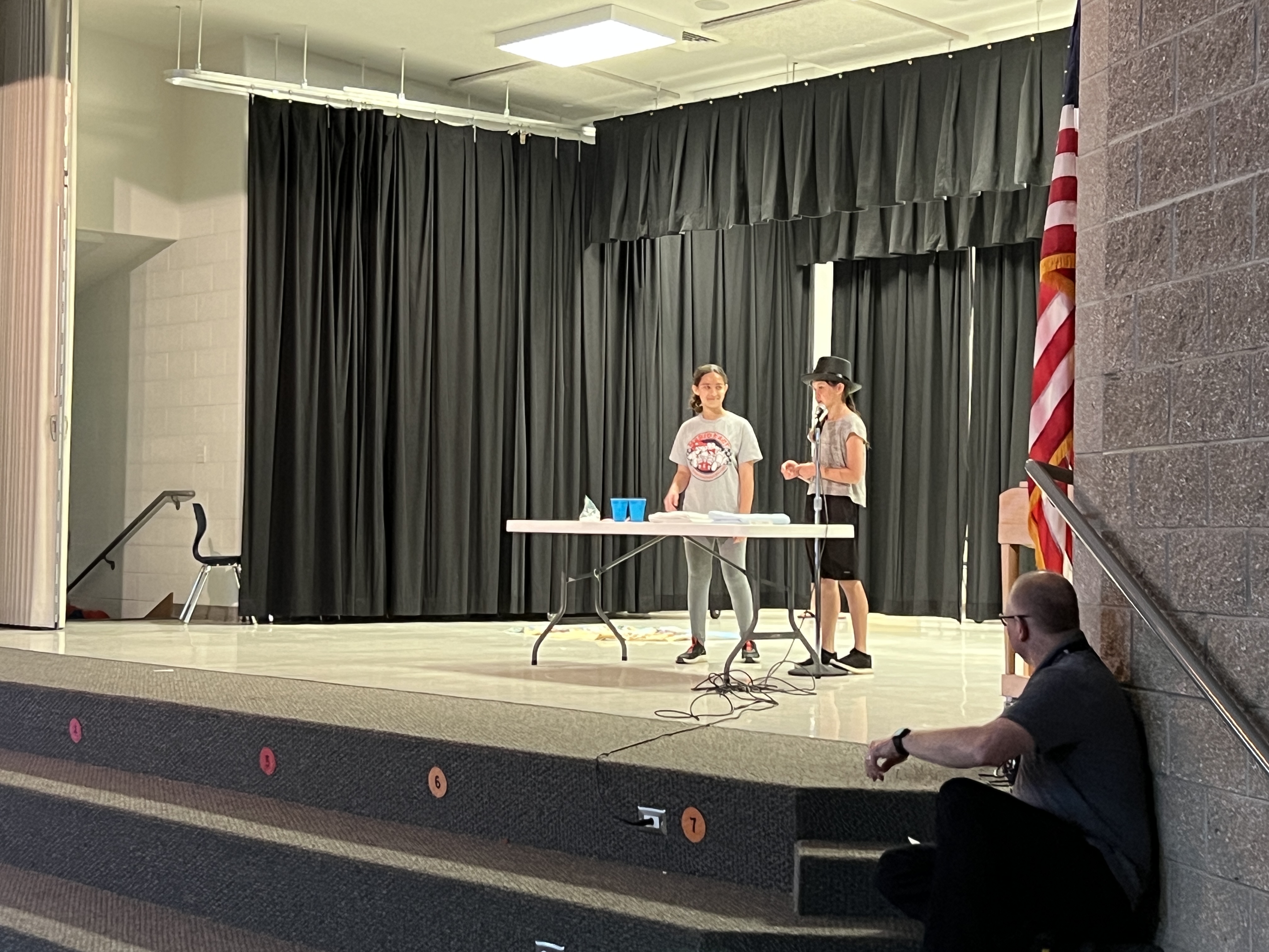 Students participate in the Talent Show