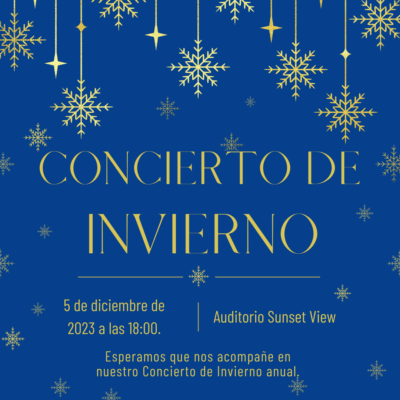 Winter Concert Flyer - Spanish